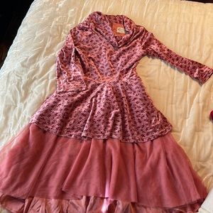 Joyfolie girls size 14 velvet dress Christmas wedding
